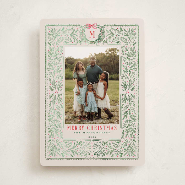 "Heritage" - Holiday Cards in Wreath by Petra Kern - Front