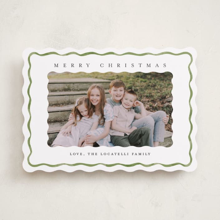 "Holiday Fringe" - Holiday Cards in Fern by Chris Griffith - Front