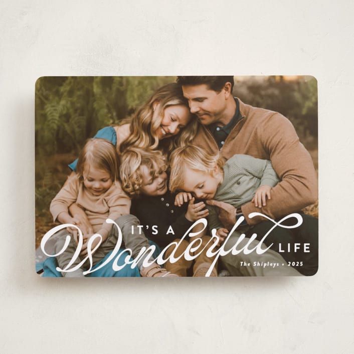 "these wonderful things" - Holiday Cards in Snow by Susan Asbill - Front