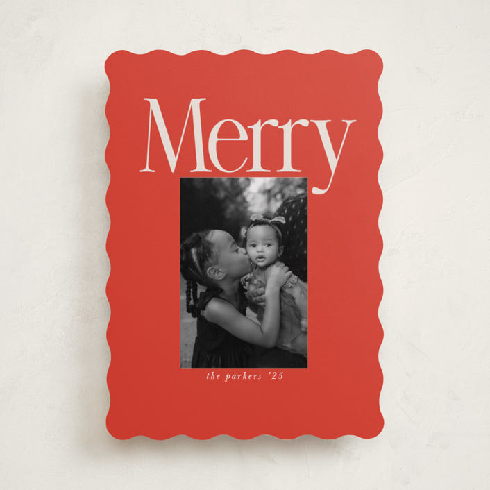 "North Pole" - Holiday Cards in Stocking by Morgan Kendall - Front