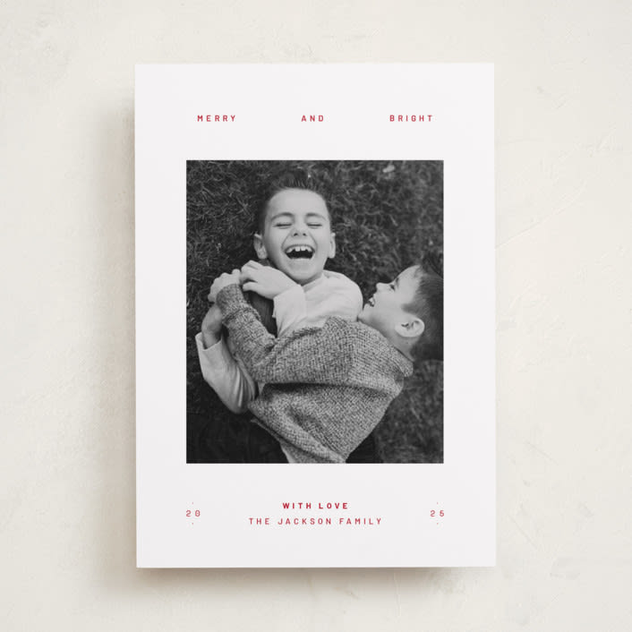 "Struffoli" - Holiday Cards in Santa Suit by Blustery August - Front