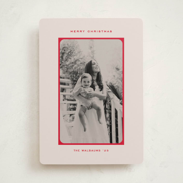 "simple border" - Holiday Cards in Stocking by Creo Study - Front