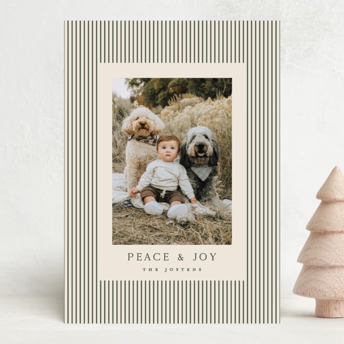"The Prep" - Holiday Cards in Balsam by Kristie Kern - Front