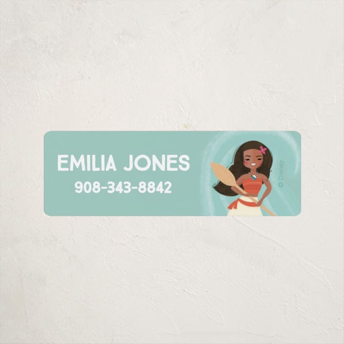 "Make Way, Make Way" - Custom Name Labels in Shell by Itsy Belle Studio - Front
