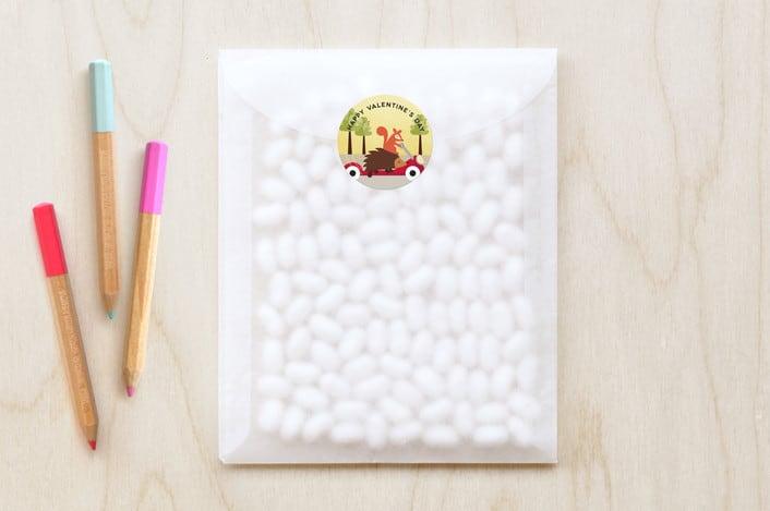 "Rollin'" - Custom Stickers in Maize by Erica Krystek - Front