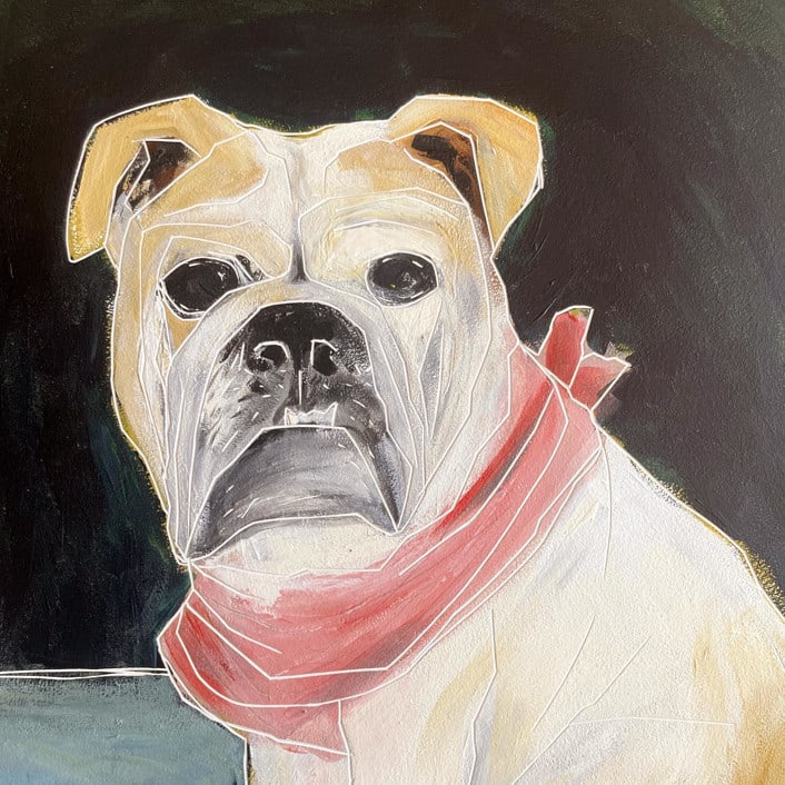 Custom Pet Portrait by Sarah Fitzgerald