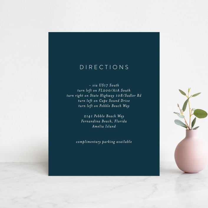"Feathers" - Direction Cards in Stone by Morgan Kendall - Front