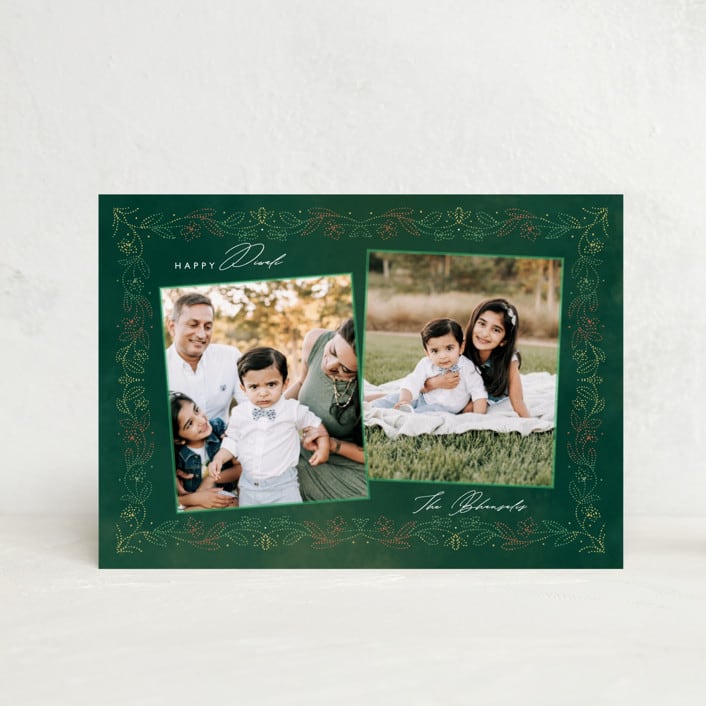 "Bandhej Wishes" - Diwali Cards in Bageecha by Sejal Banker - Front