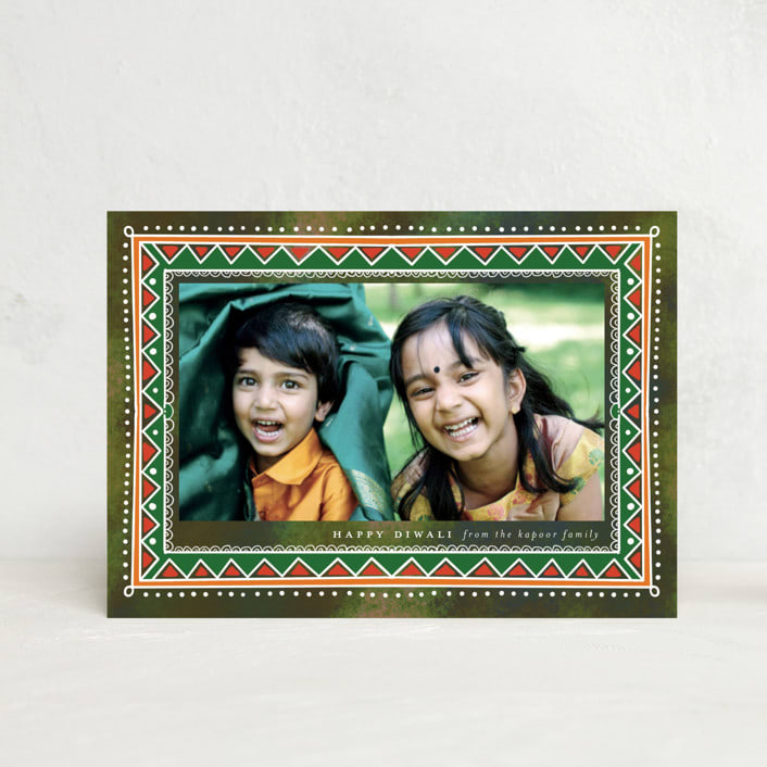 "rangoli borders" - Diwali Cards in Haarabhara by Sejal Banker - Front