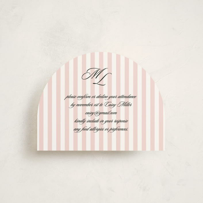 "Chic Chic" - Debutante Party Enclosure Cards in Tux by Tamara Hilje - Front