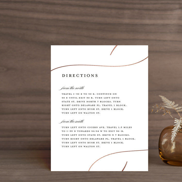 "So in Love" - Direction Cards in Rose by Stacey Meacham - Front