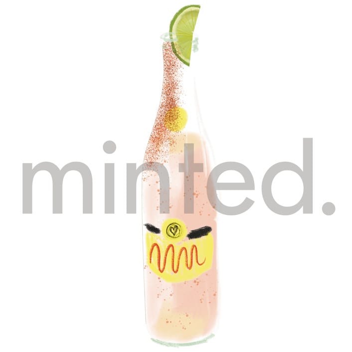"Ranch Water" - Design Element in white by Baumbirdy - Design Element