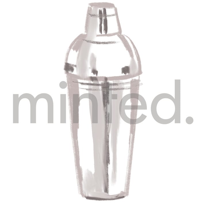 "Cocktail Shaker" - Design Element in white by Baumbirdy - Design Element