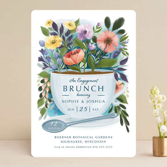Fresh Floral Brunch by Paper Sun Studio