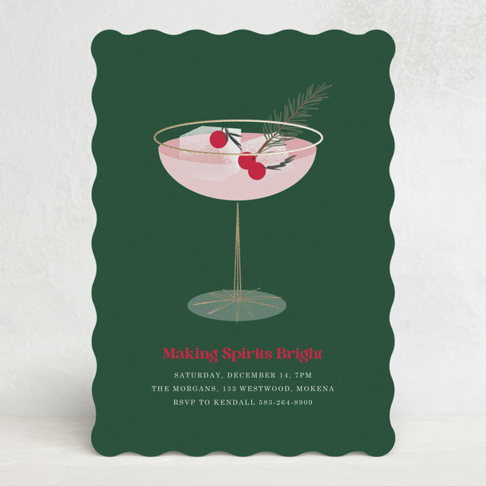 Holiday Cocktail by Baumbirdy