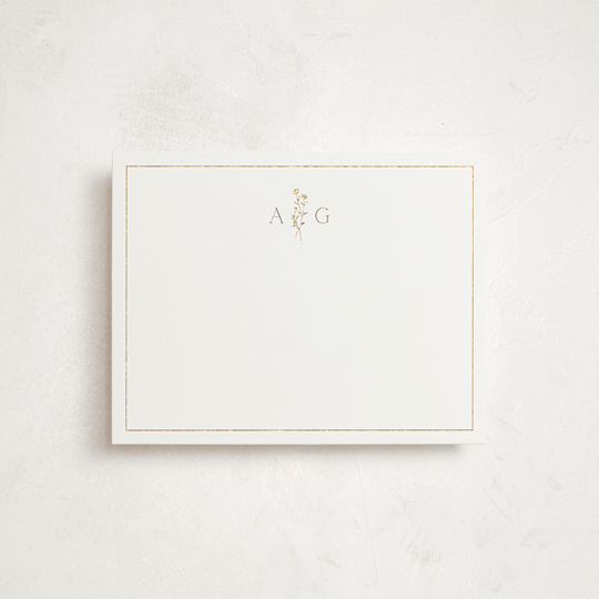 "kouignette" - Personalized Stationery Cards in Chiffon by chocomocacino - Front