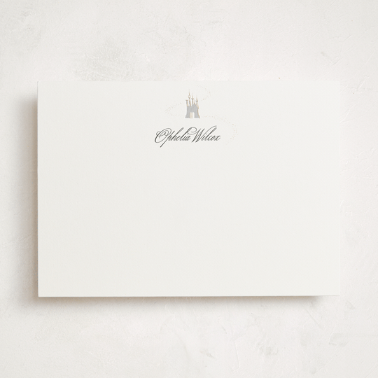 "Disney's Cinderella Castle" - Personalized Stationery Cards in Magic by Kelly Schmidt - Front