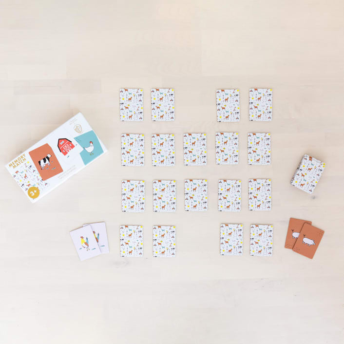 On the Farm Memory Match Game by Jollity and Co