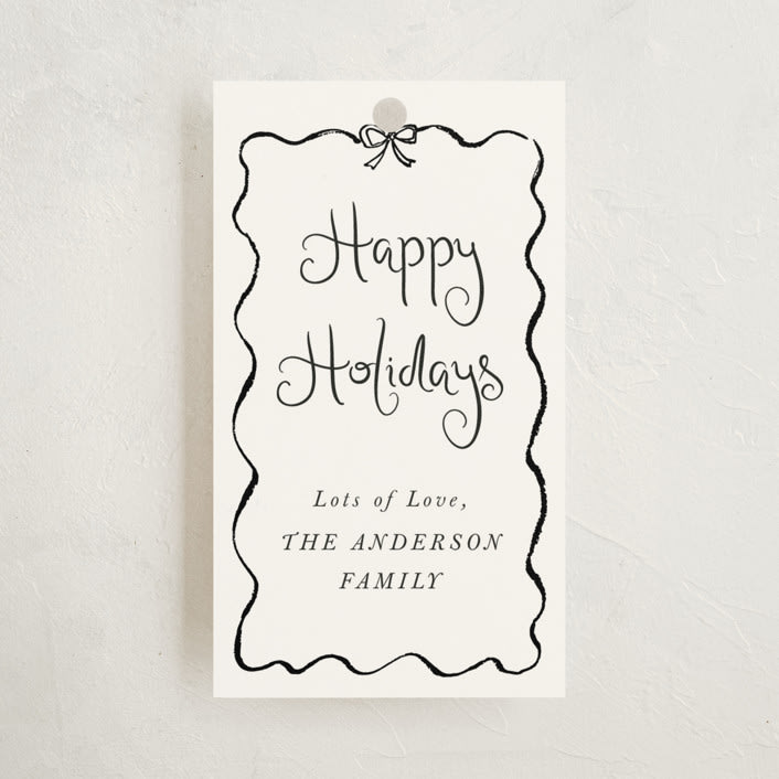 "quirky fun" - Gift Tags in Ink by Cass Loh - Front