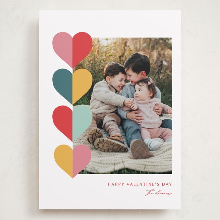 "hearts trio" - Valentine's Day Cards in Confetti by Leah Ragain - Front