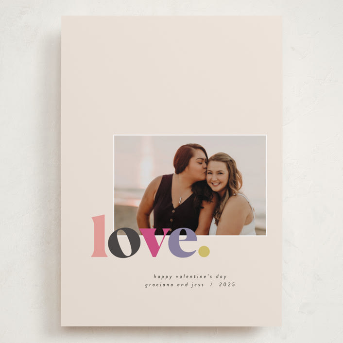 "Prismatic Love" - Valentine's Day Cards in Sunset by Merian - Front