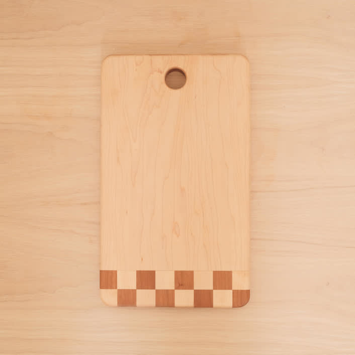 Checkered Tail Cutting board by Koppa Wood