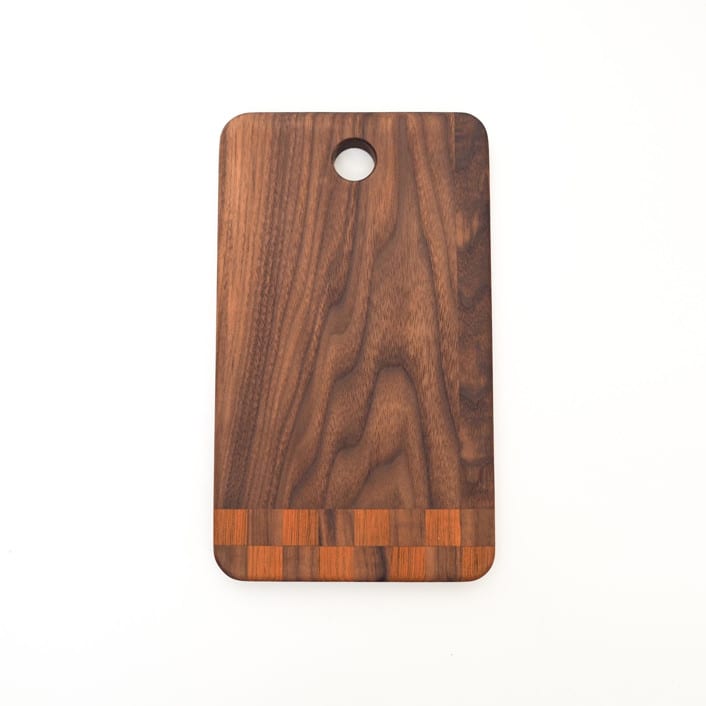 Checkered Tail Cutting board by Koppa Wood