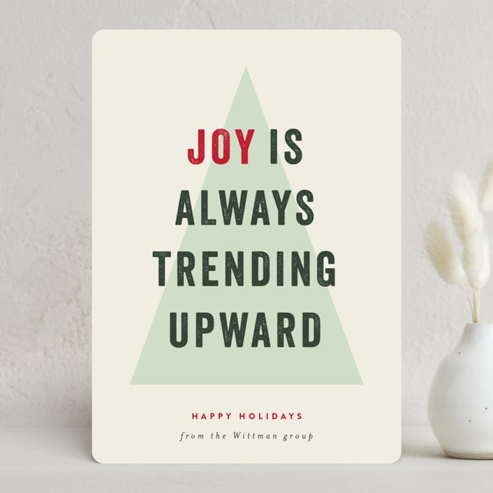 "trend forecast" - Holiday Cards in Almond by Sara Hicks Malone - Front