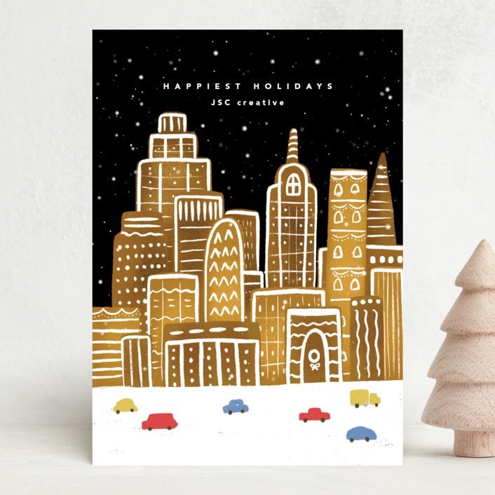 "pumpernickel" - Holiday Cards in Noir by chocomocacino - Front