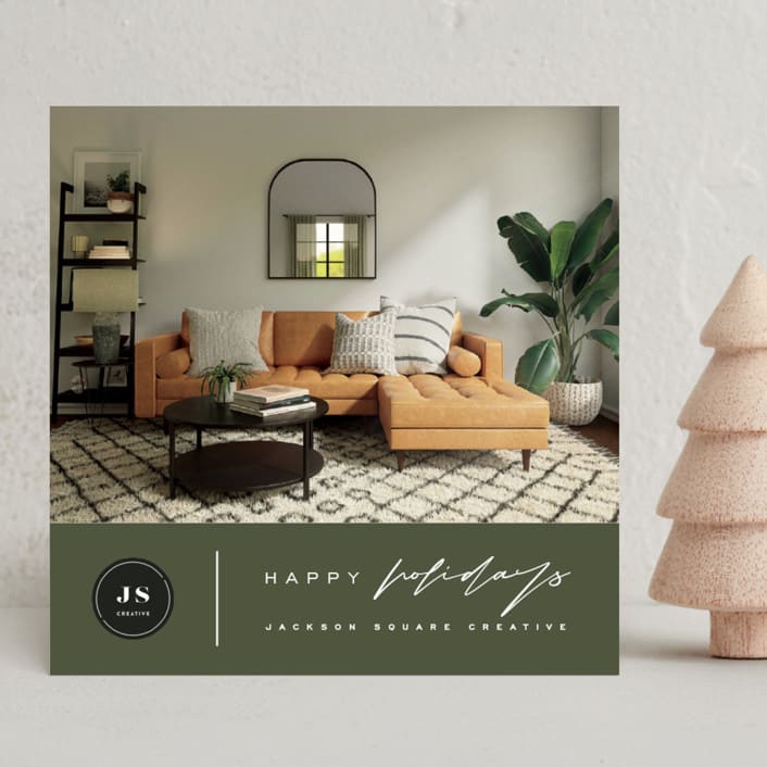 "Cozy Winter" - Holiday Cards in Fir by Yuliya Evseeva - Front