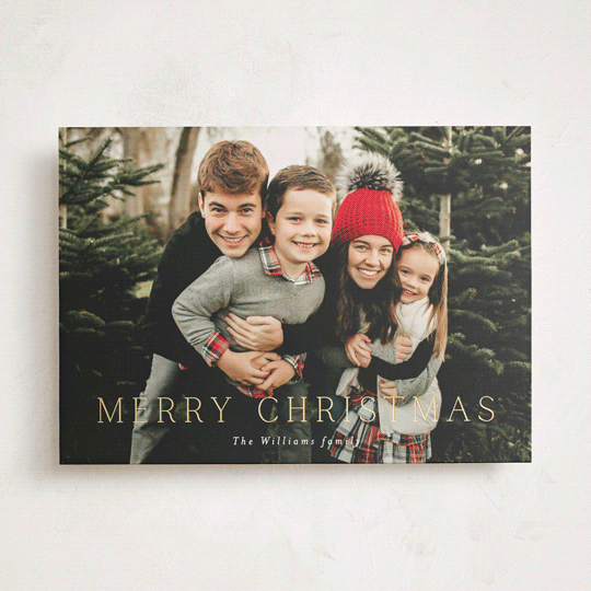 "Classico" - Holiday Cards in Snow by Bethan - Front