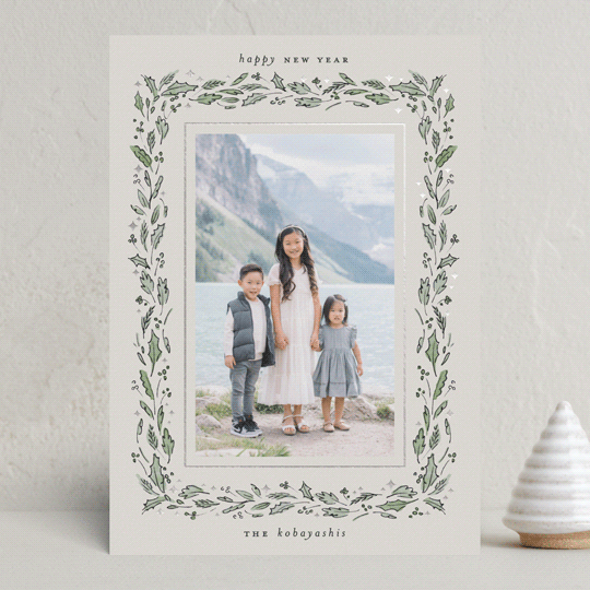 "belle" - Holiday Cards in Forest by Pati Cascino - Front