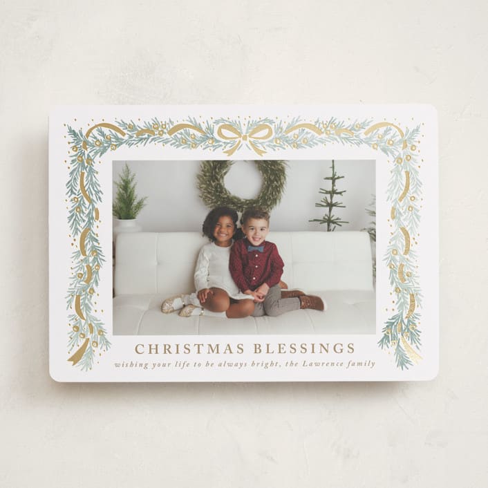"Timeless" - Holiday Cards in Snowflake by Petra Kern - Front