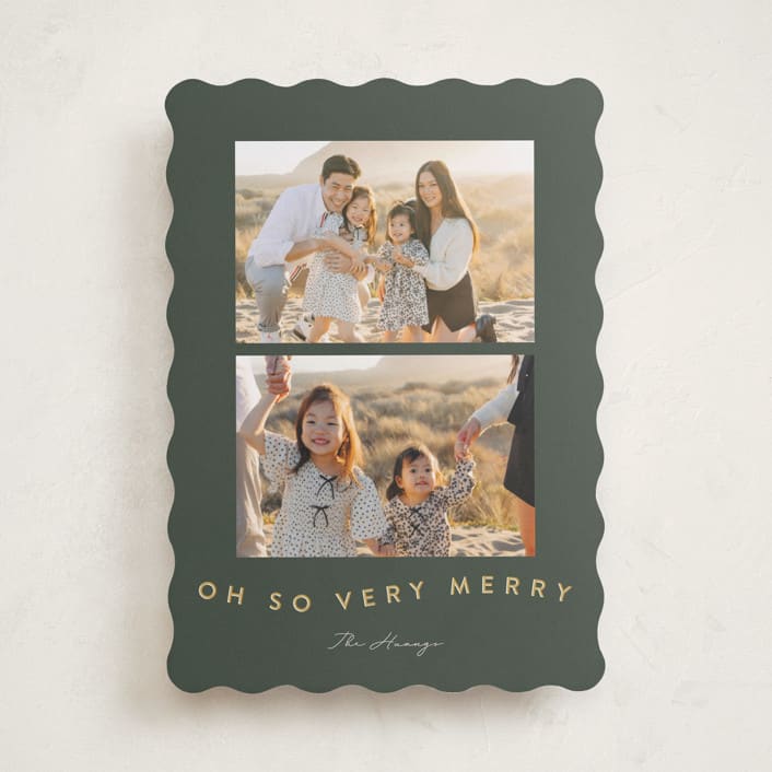 "so merry waved" - Holiday Cards in Forest by Kristen Knechtel - Front