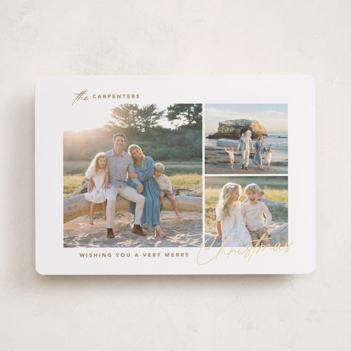 "Chic trio" - Holiday Cards in Winter by Creo Study - Front