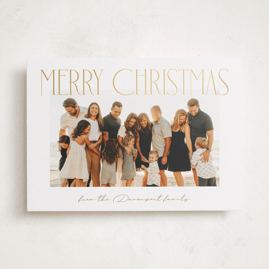 "Christmas Headline" - Holiday Cards in Starlight by Kacey Kendrick Wagner - Front