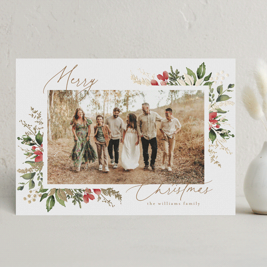 "A Sparkle of Holiday" - Holiday Cards in Snow by Chris Griffith - Front