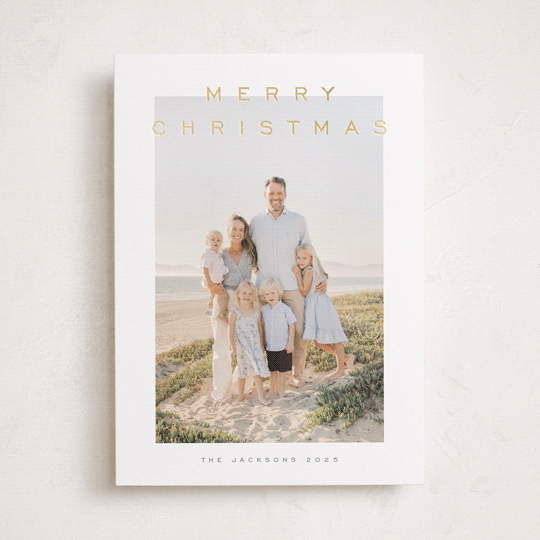 "Air" - Holiday Cards in Starlight by Nicole Walsh - Front