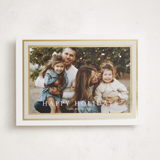 "Layered frame" - Holiday Cards in Vanilla by Stacey Meacham - Front
