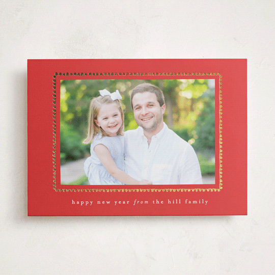 "hand drawn scallop" - Holiday Cards in Holly by Sara Hicks Malone - Front