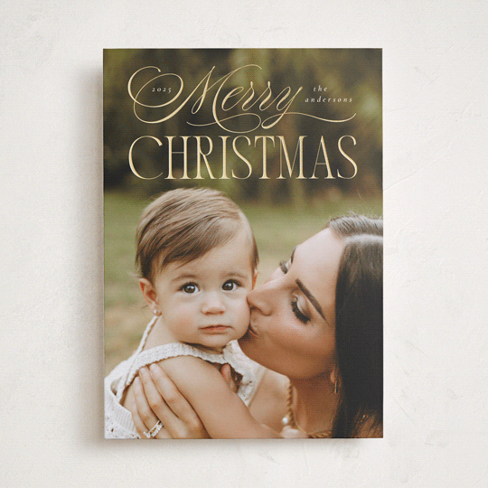 "Simply Elegant" - Holiday Cards in Vanilla by Stacy Maalouf - Front