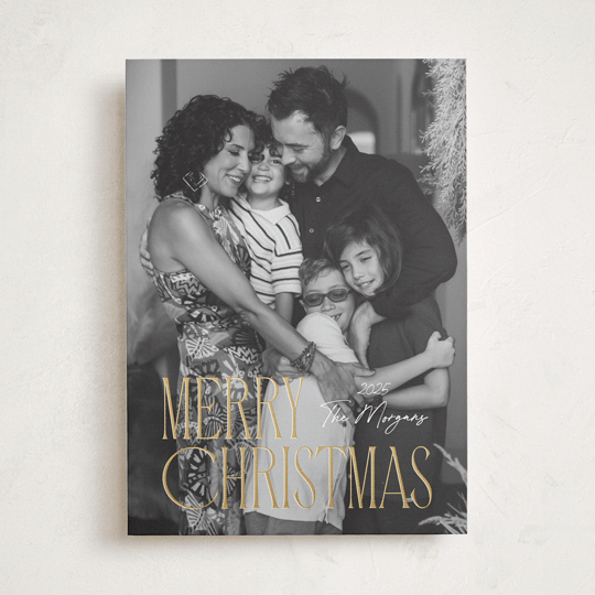 "Merry Embrace" - Holiday Cards in Halo by Kacey Kendrick Wagner - Front