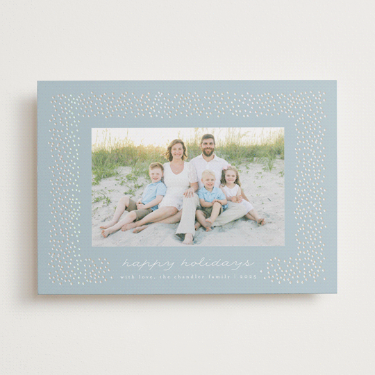 "Festive Sprinkles" - Holiday Cards in Frost by AK Graphics - Front
