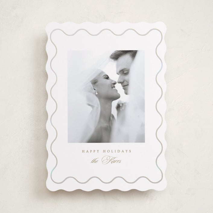 "Ethereal Joy" - Holiday Cards in Pearl by Ana Sharpe - Front