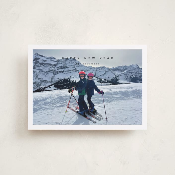 "Timeless Charm" - Holiday Cards in Ink by Lucrecia Caporale - Front