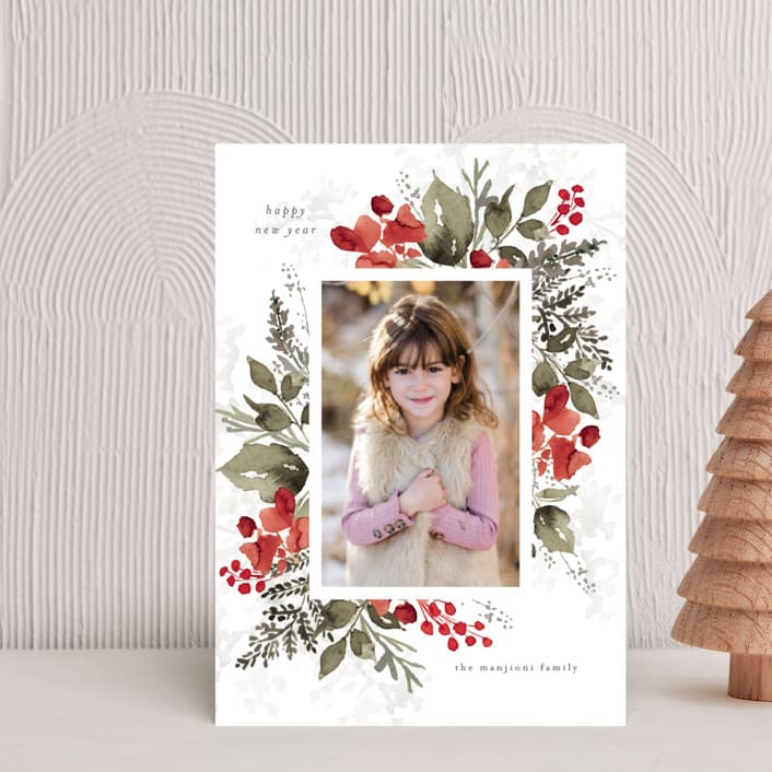 "Rejoice in Blessings" - Holiday Cards in Ruby by Chris Griffith - Front