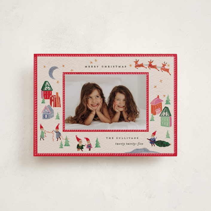 "North Pole Party" - Holiday Cards in Santa by Julie Murray - Front