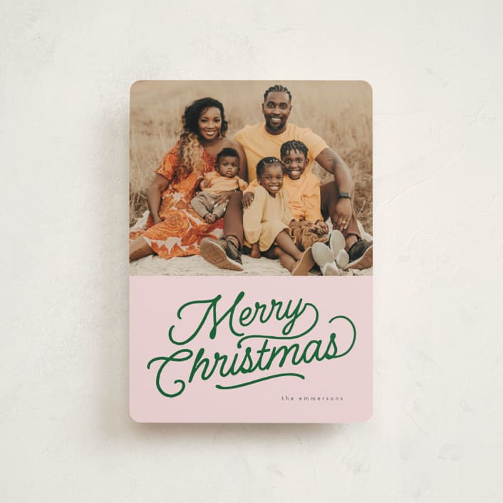 "retro vintage holiday" - Holiday Cards in Kelly by BR Designs - Front