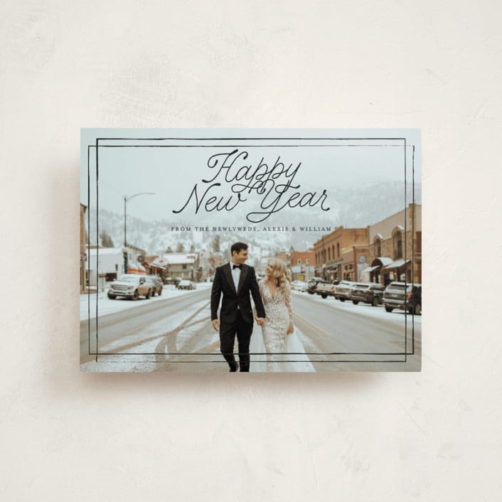 "A Classic Christmas" - Holiday Cards in Ink by Anna Elder - Front