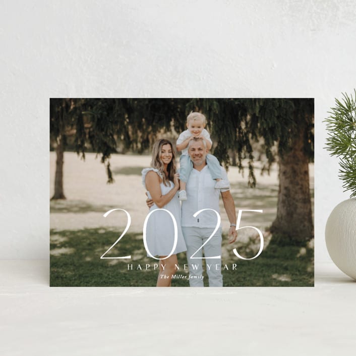 "Chapter 2025" - Holiday Cards in Snow by Yaling Hou Suzuki - Front